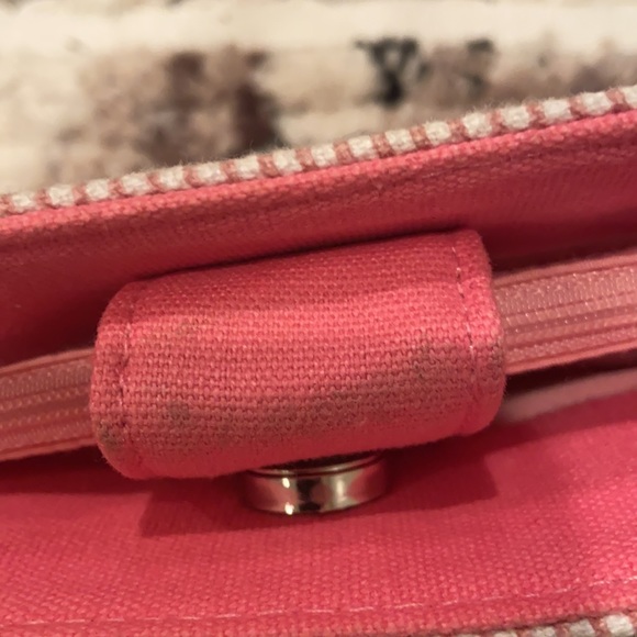 Vintage Striped Turtle Wooden Handle Mini Bag - Picture 4 of 6